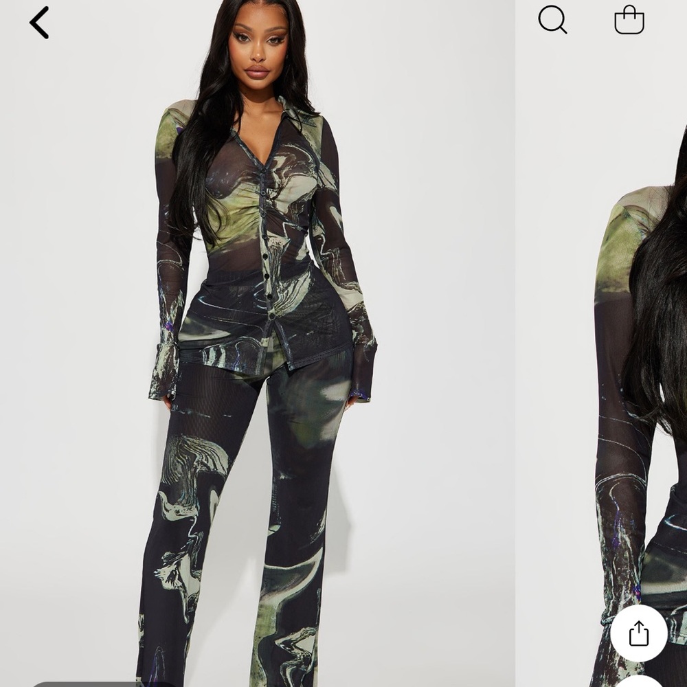 Gisella pant set black/combo